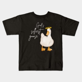 God's Silliest Goose Duck Funny Kids T-Shirt